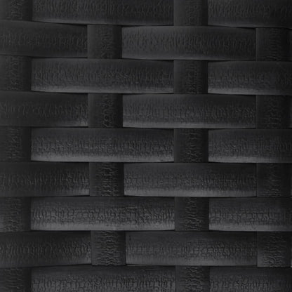 Tuinbank 2-Zits Met Kussen Poly Rattan