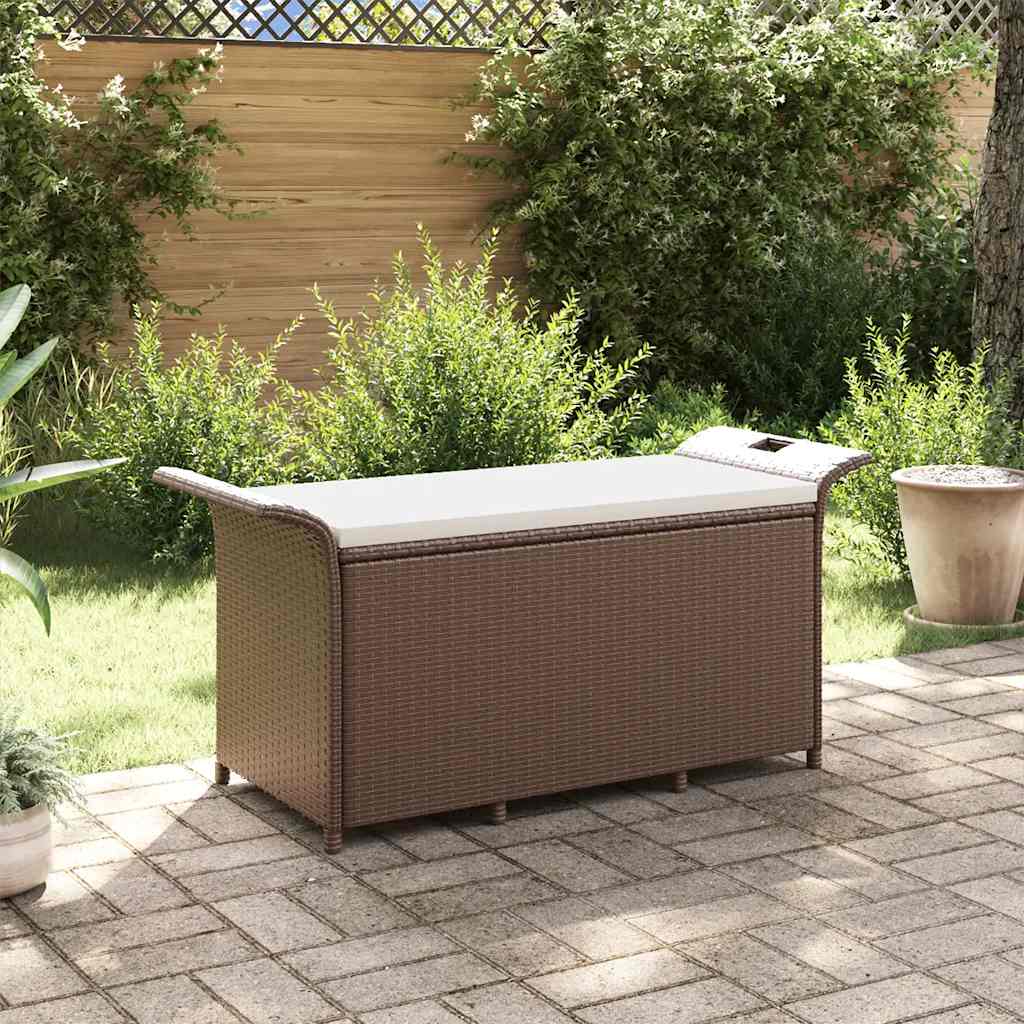 Tuinbank Met Kussen Poly Rattan