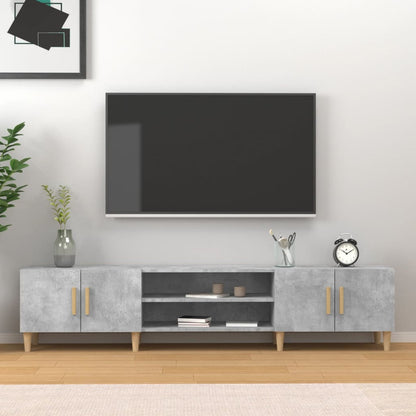 Tv-Meubel 180X31,5X40 Cm Bewerkt Hout Kleurig