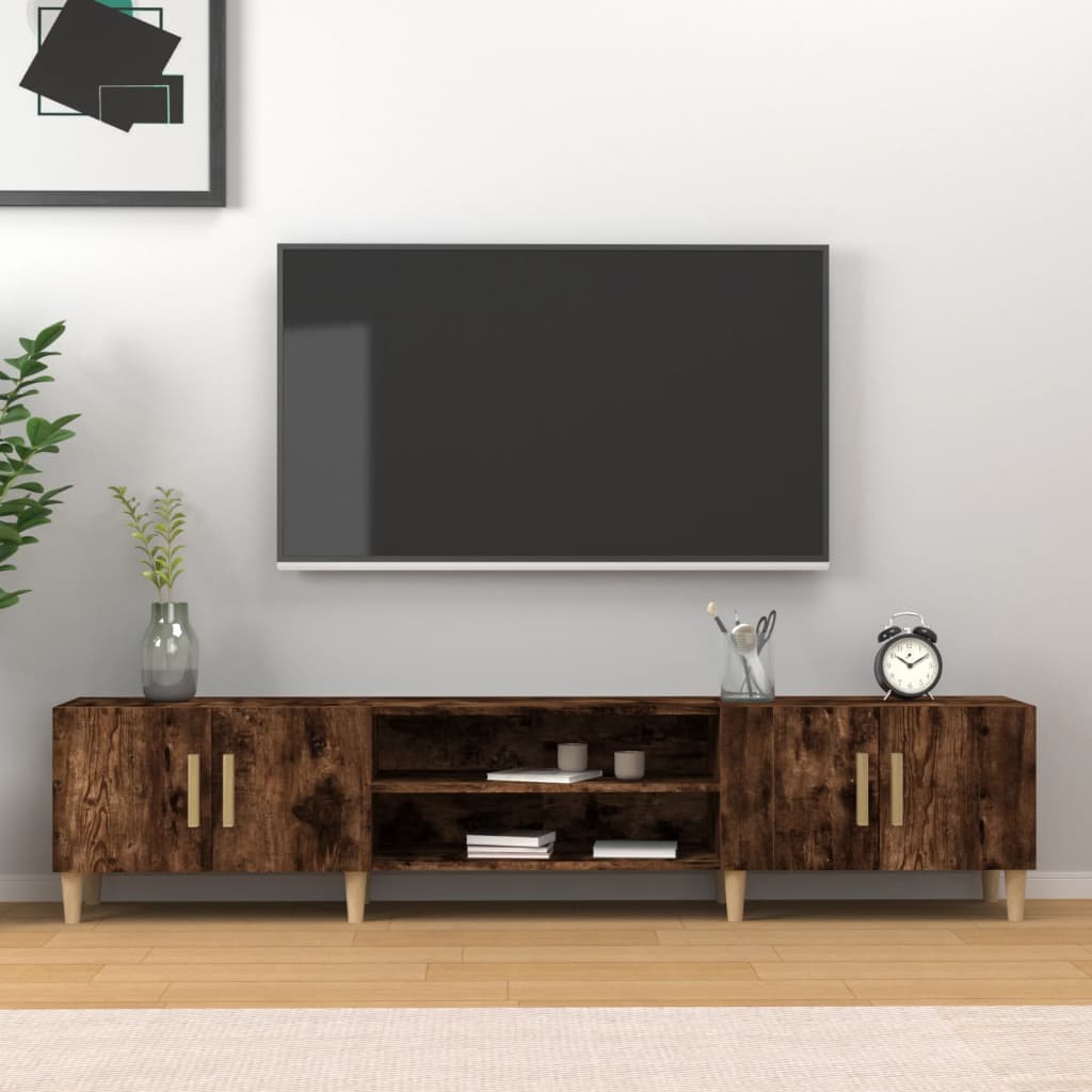 Tv-Meubel 180X31,5X40 Cm Bewerkt Hout Kleurig