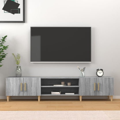 Tv-Meubel 180X31,5X40 Cm Bewerkt Hout Kleurig