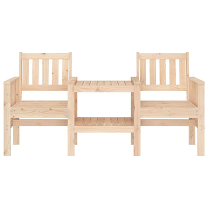 Tuinbank Met Tafel 2-Zits Massief Grenenhout