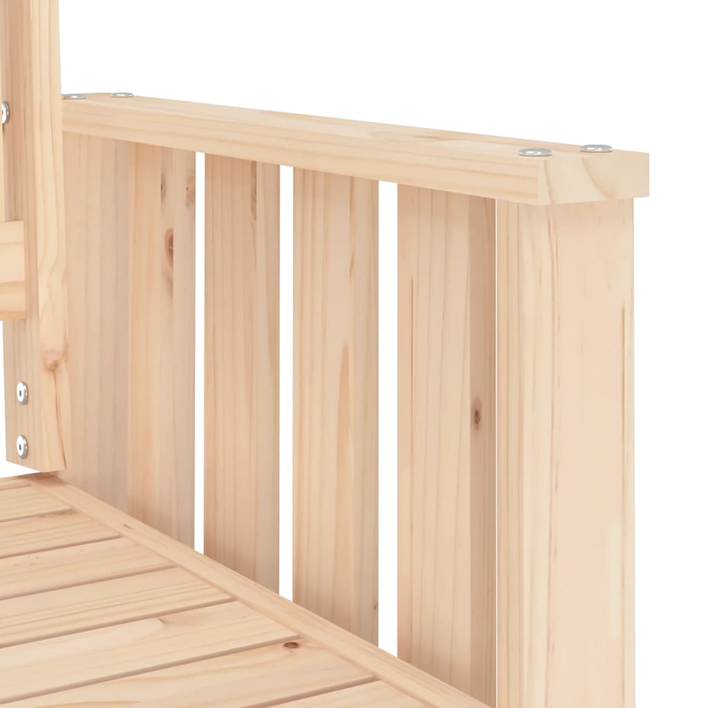 Tuinbank Met Tafel 2-Zits Massief Grenenhout