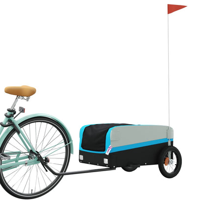 Fietskar 30 Kg Ijzer Zwart En Blauw