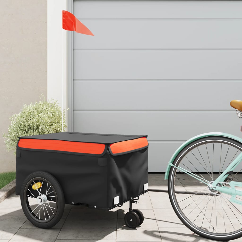 Fietstrailer 30 Kg Ijzer Zwart En