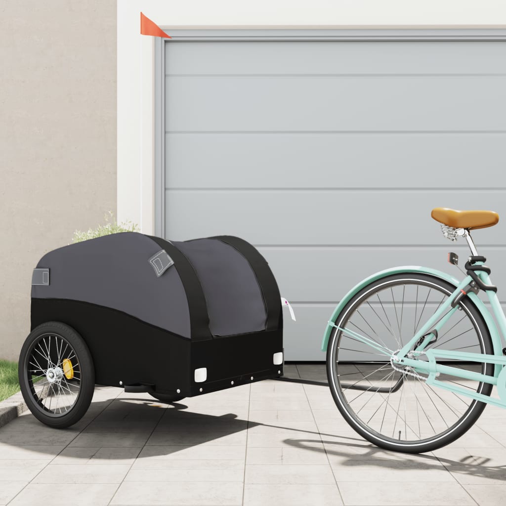 Fietstrailer 45 Kg Ijzer Zwart En