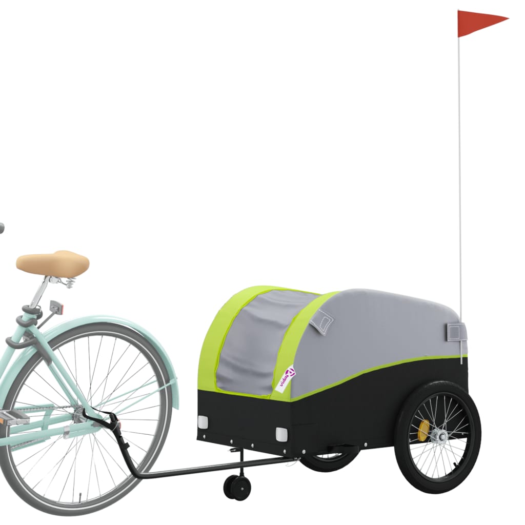 Fietstrailer 45 Kg Ijzer Zwart En