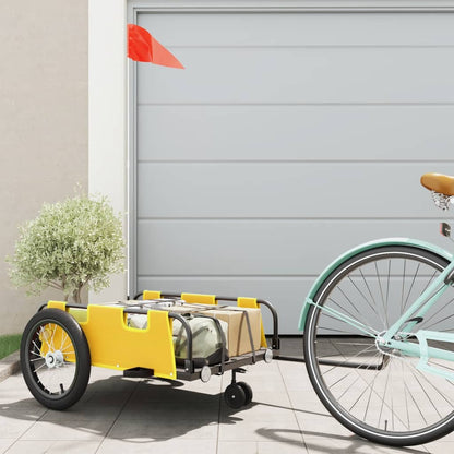 Fietstrailer Oxford Stof En Ijzer En Zwart