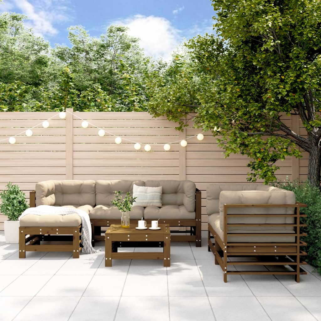 Tuinset Massief Grenenhout