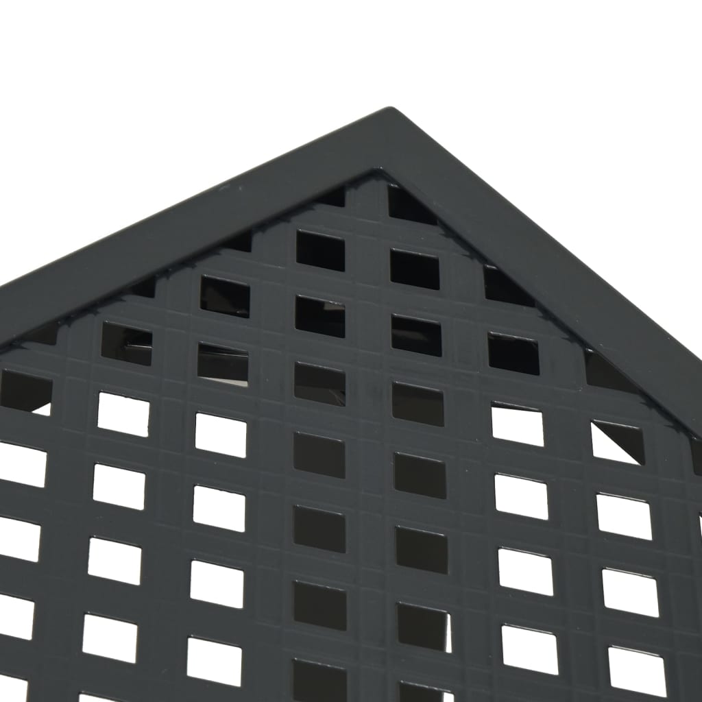 5-Delige Tuinset Staal Antracietkleurig