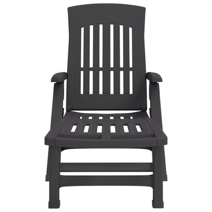 Ligbed Met Wielen Inklapbaar Pp Kleurig