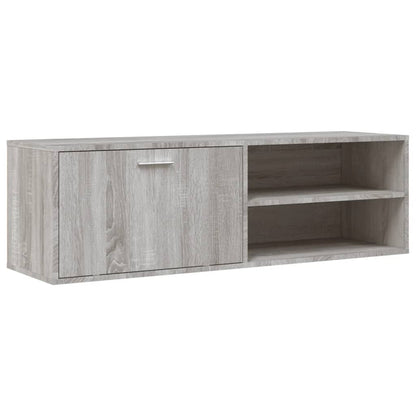 Tv-Meubel 120X34X37 Cm Bewerkt Hout Eikenkleurig