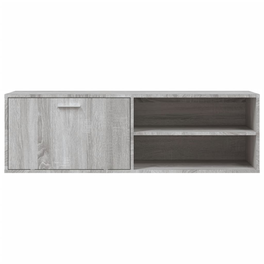 Tv-Meubel 120X34X37 Cm Bewerkt Hout Eikenkleurig