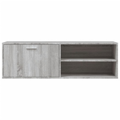 Tv-Meubel 120X34X37 Cm Bewerkt Hout Eikenkleurig