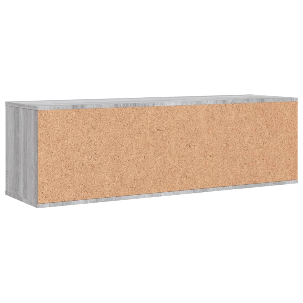 Tv-Meubel 120X34X37 Cm Bewerkt Hout Eikenkleurig