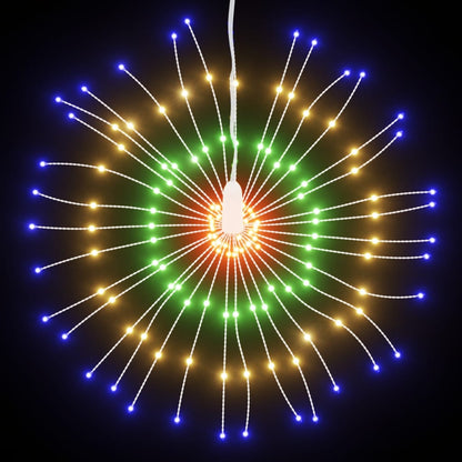 Kerstverlichting Vuurwerk 140 Meerkleurige Led's 17 Cm