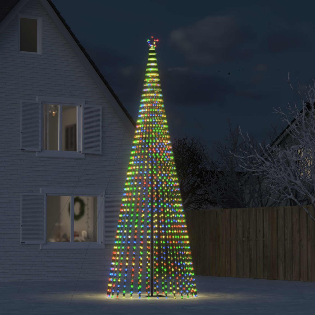Led-Kerstboom 1028 Leds Kleurrijk Multikleur