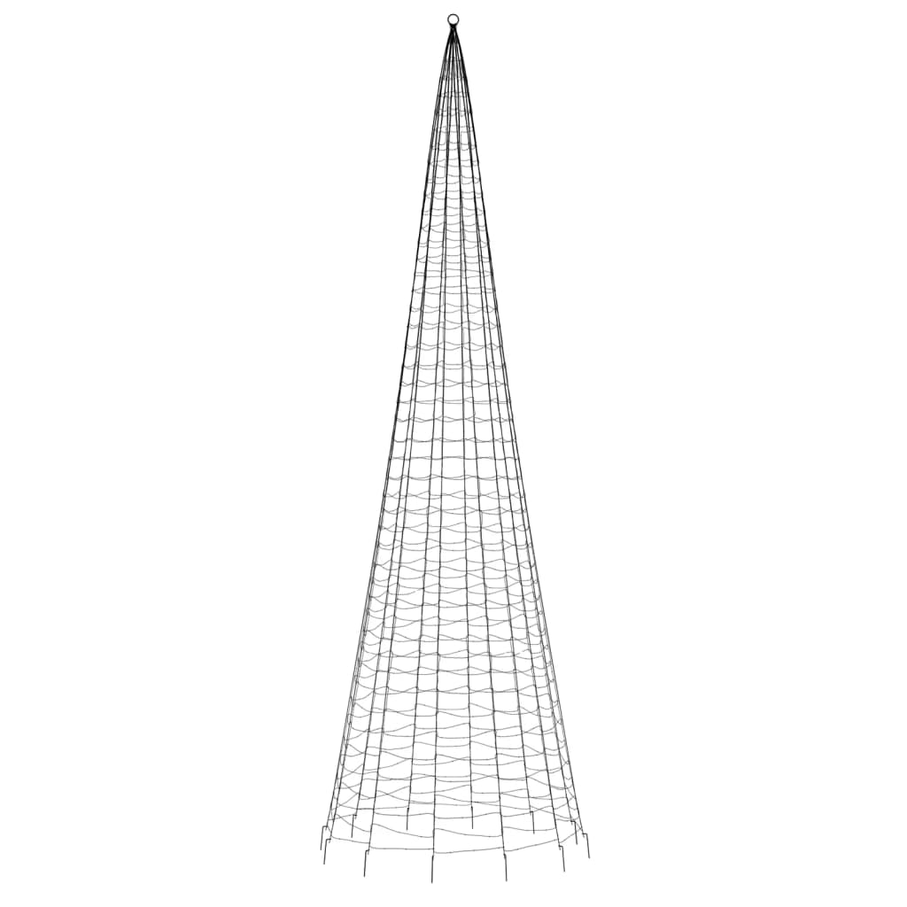 Lichtkegel Aan Vlaggenmast 1534 Te Led's