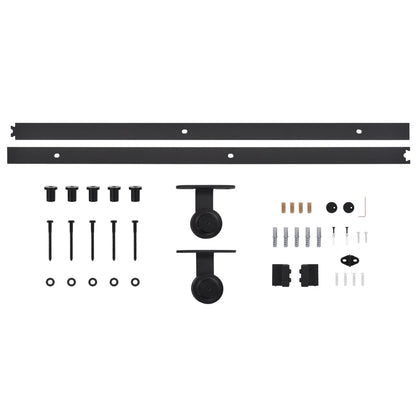 Schuifdeur Met Beslag 95X210 Cm Massief Grenenhout