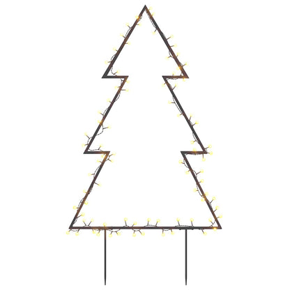 Kerstverlichting Kerstboom Met Grondpinnen 80 Led's 60 Cm