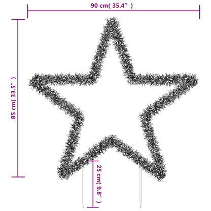 Kerstverlichting Met Ster 115 Led's 85 Cm Groen