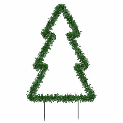 Kerstverlichting Kerstboom Met Grondpinnen 80 Led's 60 Cm Groen