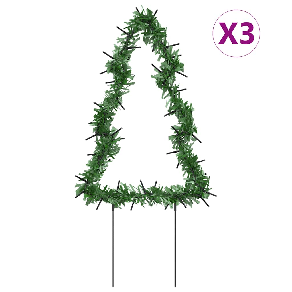 Kerstverlichting Kerstboom Met Grondpinnen 50 Led's 30 Cm Groen