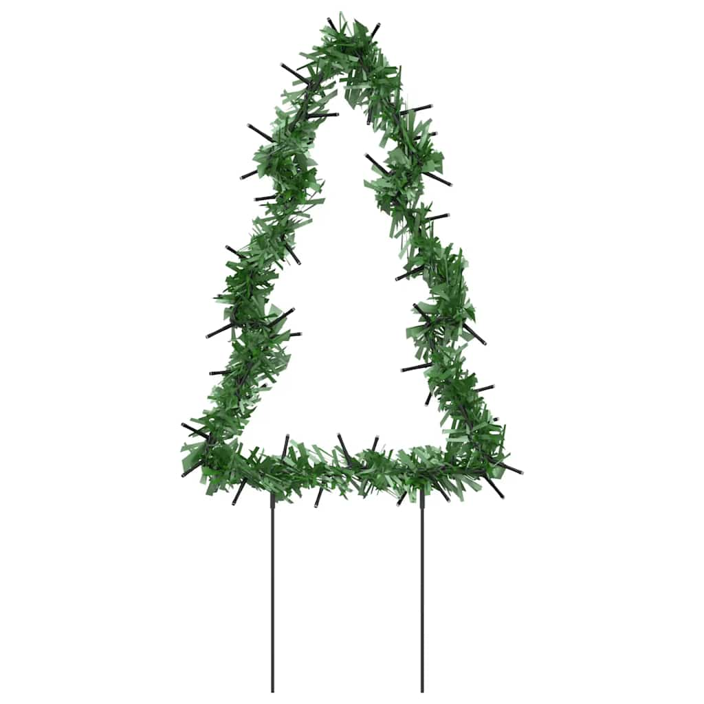 Kerstverlichting Kerstboom Met Grondpinnen 50 Led's 30 Cm Groen