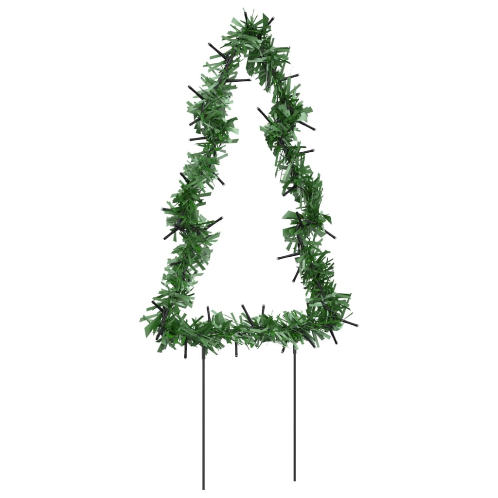 Kerstverlichting Kerstboom Met Grondpinnen 50 Led's 30 Cm Groen