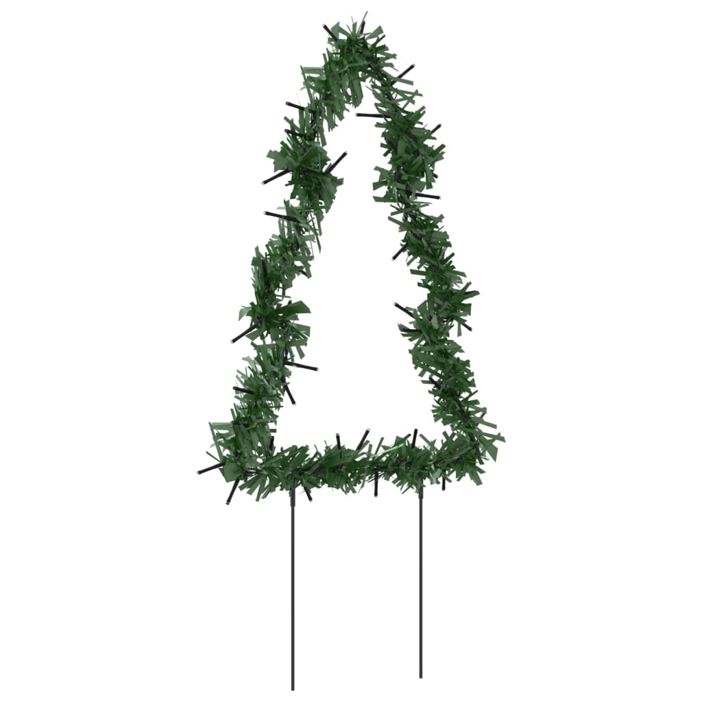 Kerstverlichting Kerstboom Met Grondpinnen 50 Led's 30 Cm Groen