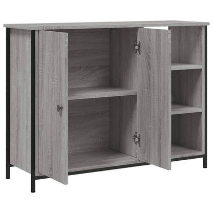 Dressoir 100X33X75 Cm Bewerkt Hout Grijs Sonoma