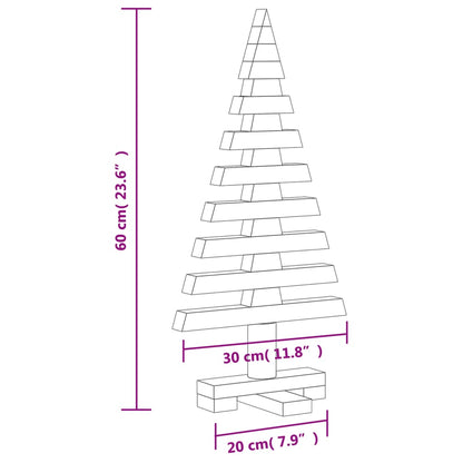 Kerstdecoratie Kerstboom Massief Grenenhout