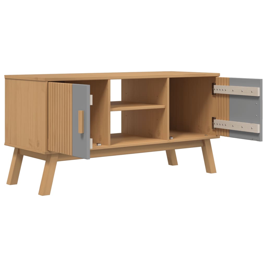 Tv-Meubel Olden 114X43X57 Cm Grenenhout