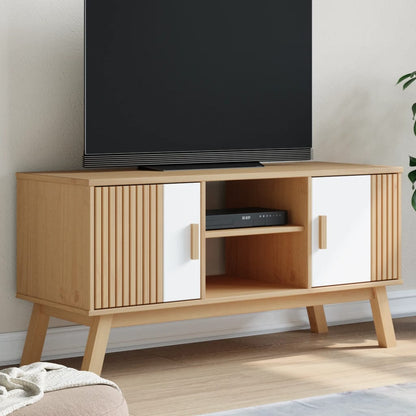 Tv-Meubel Olden 114X43X57 Cm Grenenhout