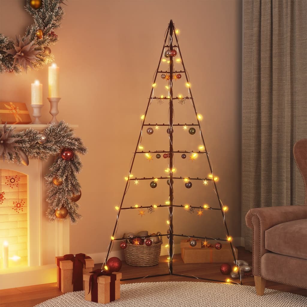 Kerstdecoratie Kerstboom Metaal Zwart