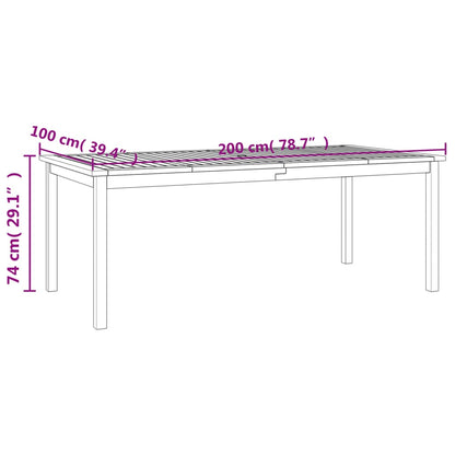 9-Delige Tuinset Massief Acaciahout