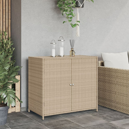 Tuinkast 83X45X76 Cm Poly Rattan