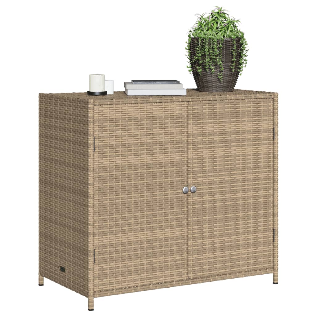 Tuinkast 83X45X76 Cm Poly Rattan