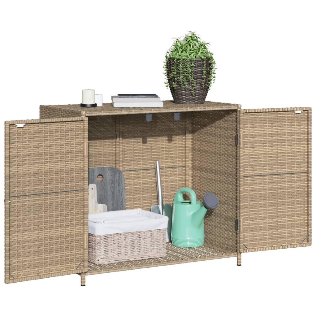 Tuinkast 83X45X76 Cm Poly Rattan