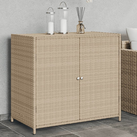 Tuinkast 83X45X76 Cm Poly Rattan