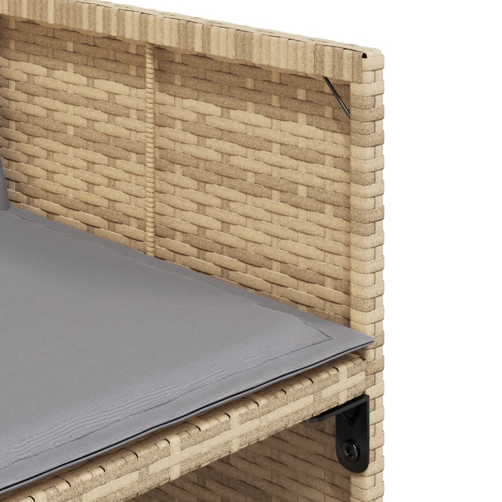 13-Delige Tuinset Met Kussens Poly Rattan