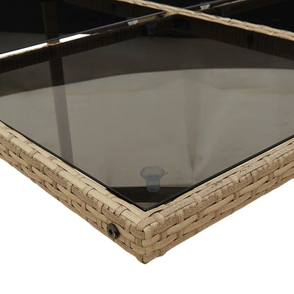 5-Delige Tuinset Met Kussens Poly Rattan