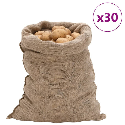 Jutezakken 30 Stuks 220 G/M² 100% Jute