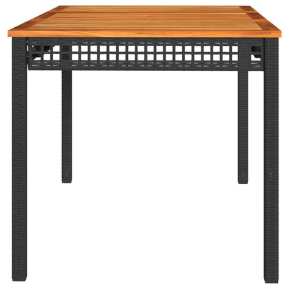 Tuintafel Poly Rattan En Acaciahout
