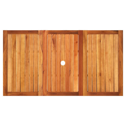 Tuintafel Poly Rattan En Acaciahout