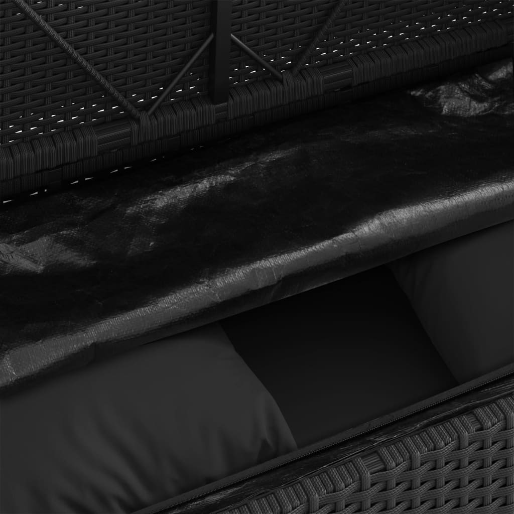 Tuinbank Met Kussens Poly Rattan