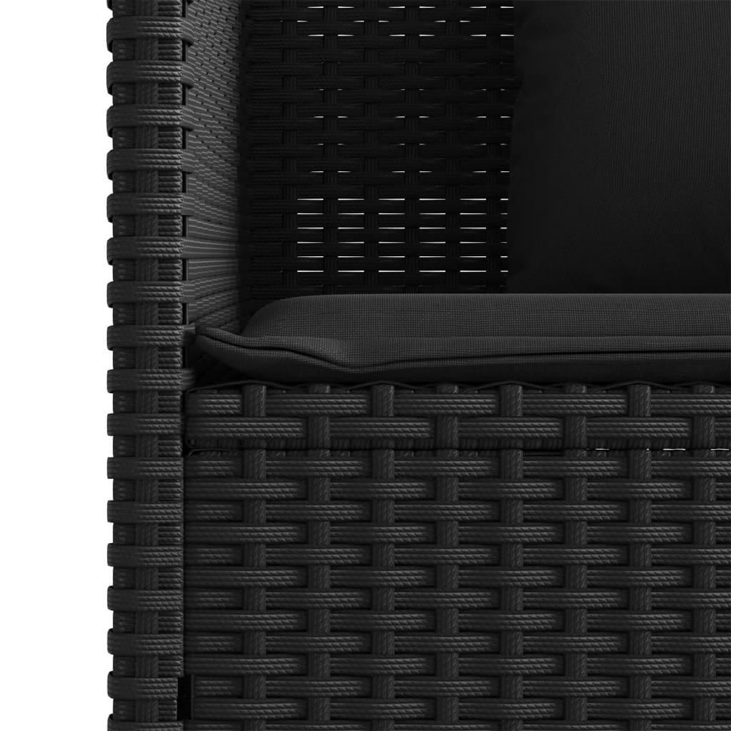 Tuinbank Met Kussens Poly Rattan