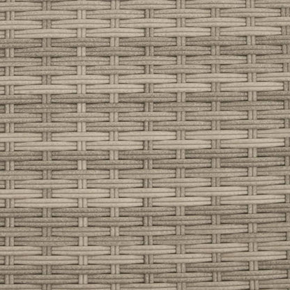 Ligbed 2-Persoons Met Luifel En Kussens Poly Rattan