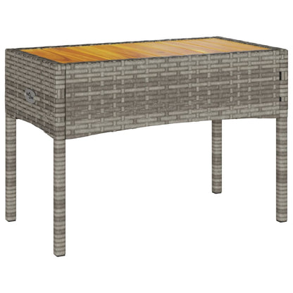 Tuinbank 2-Zits Met Kussens En Tafel Poly Rattan