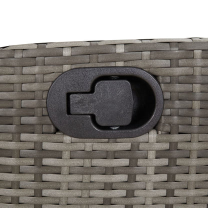 9-Delige Tuinset Met Kussens Poly Rattan